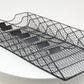 Mind Reader Wall Mounted File Organizer, 8 Tier Wire Mesh Document Holder with Label Slots, Vertical Storage Rack for Office, Mail, and Folders, Black
