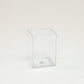 Mind Reader Pen Cup, Accessory Holder, Desktop Organization, Office, Acrylic, 2.5"L x 2.5"W x 4"H, Clear