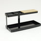Mind Reader Desktop Organizer, Steel and Wood Desktop Dock, Catchall Tray for Phone, Wallet, Watch, Keys