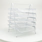 Mind Reader 5-Tier Paper Tray, Desktop Organizer, File Storage, Workspace, Office, Metal Mesh, 11.75"L x 14"W x 15"H