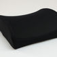 Mind Reader Lumbar Support Pillow with Air-Cloud Technology, Office Chair Back Cushion, Memory Foam, Black