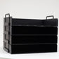 Mind Reader Stackable Paper Tray, Desktop Organizer, File Storage, Office, Plastic, 13.75"L x 10"W x 10.75"H, 4 Pcs.