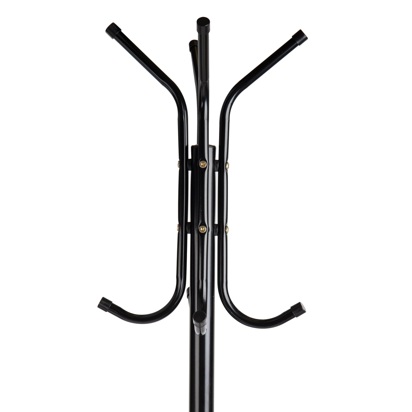 Mind Reader Coat Rack, Hall Tree, Freestanding, Coat Tree, Hat, Jacket, Purse, Metal, 14.75"L x 16.5"W x 69"H