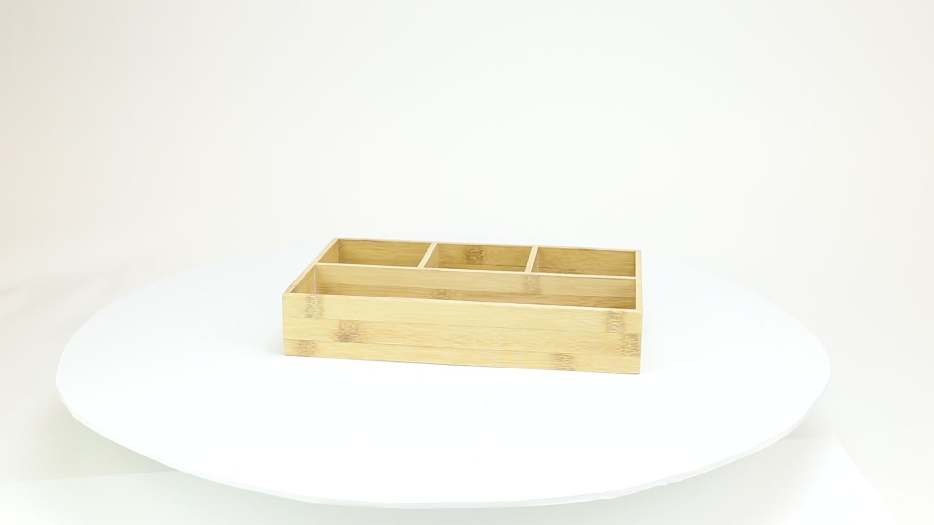 Wooden Sorting Tray - 4 Compartments