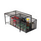 Mind Reader Network Collection, 2-Compartment Sliding Basket Storage, Kitchen, Desk, Makeup, Cabinet Organizer, Metal Mesh