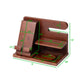 Mind Reader Bali Collection, Valet Station for Cell Phone, Watches, Jewelry and Accessories, Brown