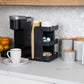 Mind Reader Cup Condiment Carousel, Countertop Organizer, Coffee Bar Accessories, Kitchen, Stirrers, 8"L x 8"W x 12"H, Black