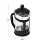 Mind Reader French Press, Coffee Maker, 24 oz Capacity, Glass, Clear