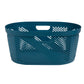 Mind Reader Basket Collection, Laundry Basket, 40 Liter (10kg/22lbs) Capacity, Cut Out Handles, Ventilated
