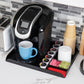 Mind Reader Coffee Station Serving Tray, 7 Pod Capacity, Countertop Organizer, Storage, 17.5"L x 13.25"W x 1.25"H