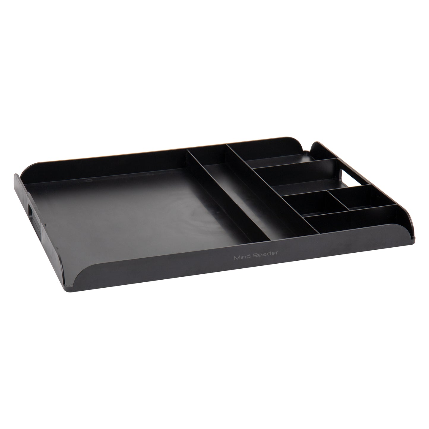 Mind Reader Coffee Station Serving Tray, 7 Pod Capacity, Countertop Organizer, Storage, 17.5"L x 13.25"W x 1.25"H