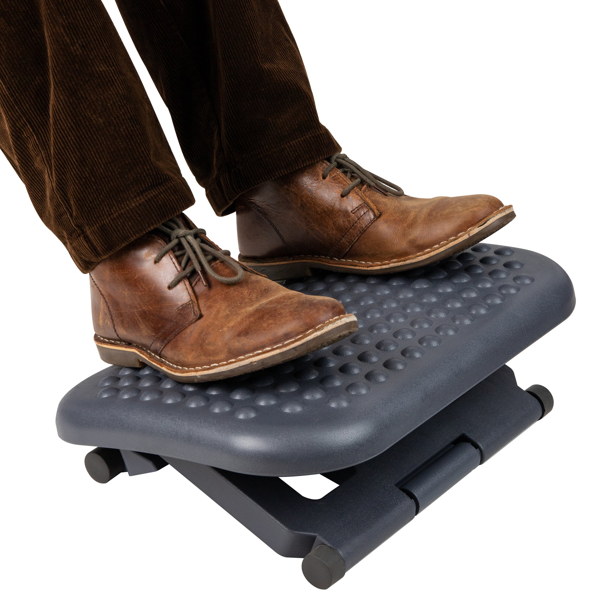Under Desk Step Stool Foot Massager Footrest Non-slip Foot Pad