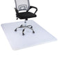 Mind Reader Office Chair Mat for Carpet, Under Desk Protector, Carpet Grips, Rolling, PVC, 60"L x 46.25"W x 0.125"H, Clear