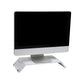 Mind Reader Marbella Collection, Monitor Stand, Office, Resin, White
