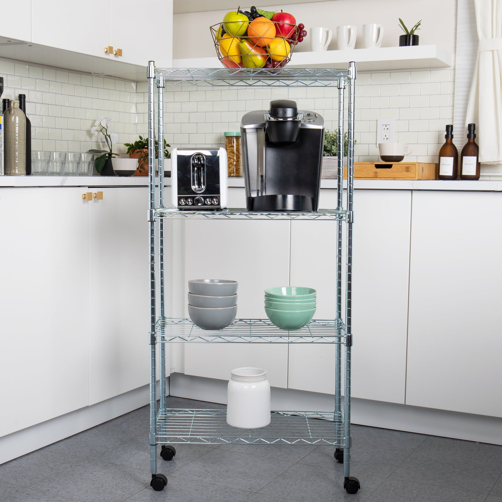 Mind Reader Expandable Shelf, Kitchen Pantry, Cabinet Organizer, Multi –  Mindreaderstore