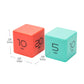 Mind Reader Productivity Timer, Four Time Settings, 2 Volume Settings, Portable, Motiviating, Versatile, Set of Two, Red and Green