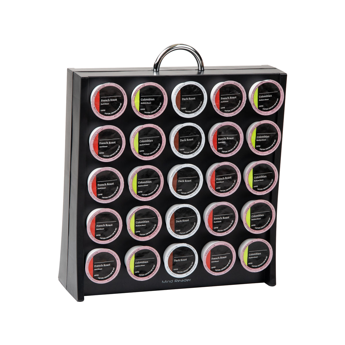 Mind Reader Single Serve Coffee Pod Storage, 50 Coffee Pod Capacity, C ...