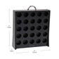 Mind Reader Single Serve Coffee Pod Storage, 50 Coffee Pod Capacity, Countertop, Double-Sided, 12"L x 4"W x 14"H, Black