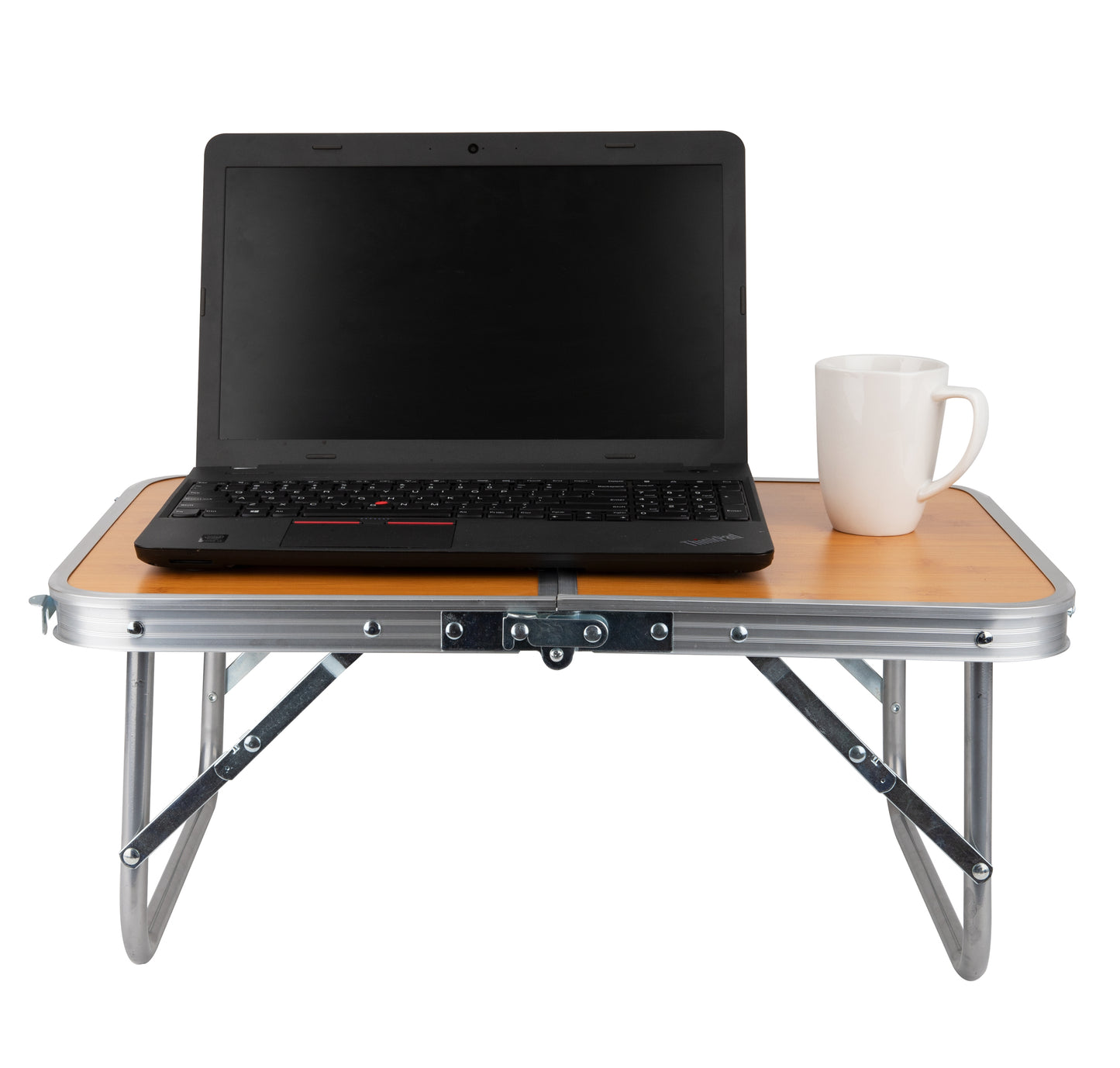 Mind Reader Lap Desk Laptop Stand, Bed Tray, Collapsible, Dorm Room, Portable, Dorm, MDF, Metal, 23.5"L x 16"W x 10"H