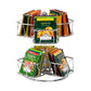 Mind Reader Alloy Collection, 2-Tier Tea Bag Carousel, 60 Bag Capacity, Rotating, Metal, Silver