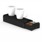 Mind Reader Anchor Collection, Single Serve Coffee Pod Drawer, 12-14 Coffee Pod Capacity, Countertop Organizer, Black