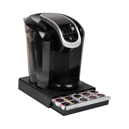 Mind Reader Anchor Collection, Single Serve Coffee Pod Drawer, 30 Coffee Pod Capacity, Countertop Organizer, Coffee Machine Base