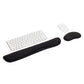 Mind Reader Ergonomic Keyboard and Mouse Wrist Rest Set, Gaming Accessory, Memory Foam, 16.75"L x 3"W x 0.75"H, Black