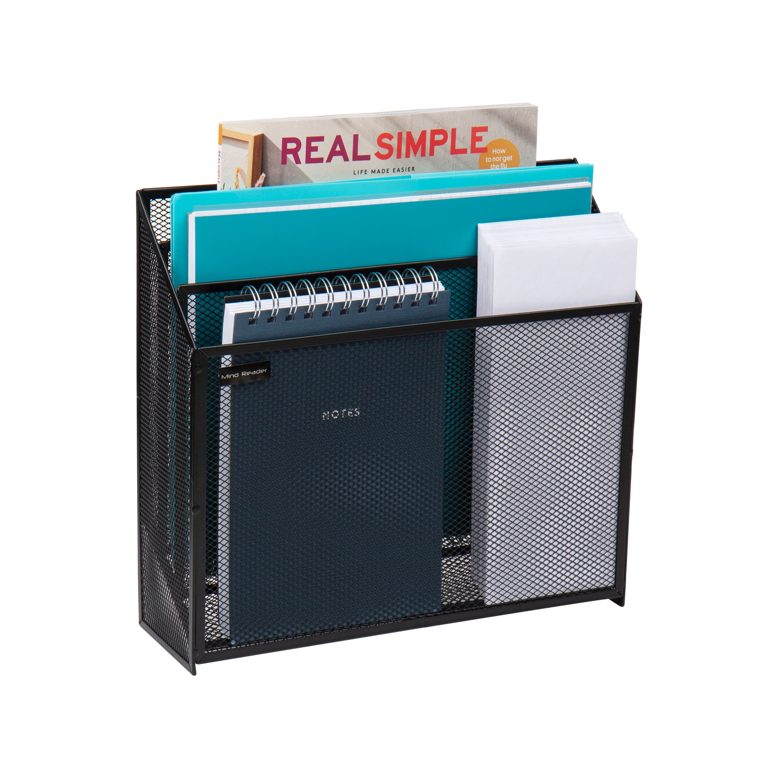 Mind Reader Vertical File Storage, Desktop Organizer, Workspace, Offic ...