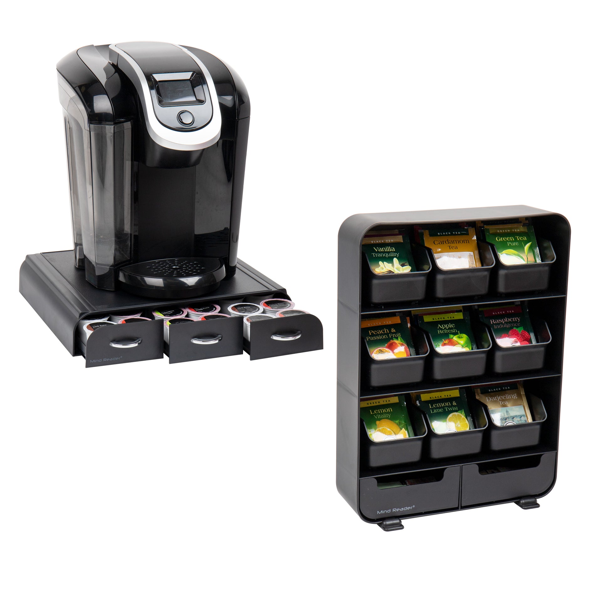 Mind Reader Anchor Collection, Coffee and Tea Dispenser Set