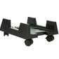 Mind Reader Anchor Collection, Mobile CPU Stand with Lockable Wheels, Black